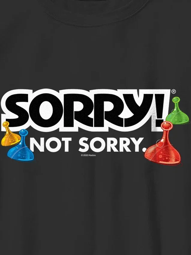 Çocuklar için Sorry Grafik Tişört