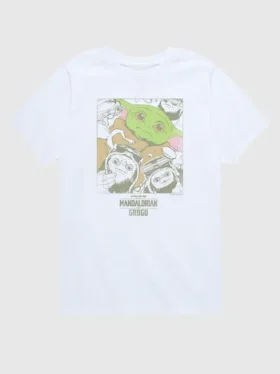 Çocuklar için Star Wars Grogu ve Arkadaşları Desenli Tişört