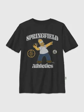 Çocuklar için The Simpsons "Throw a Homer" Grafikli Tişört