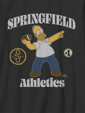 Çocuklar için The Simpsons “Throw a Homer” Grafikli Tişört