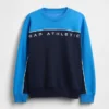 Çocuklar için Vintagesoft Renk Bloklu Logo Sweatshirt