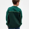 Çocuklar için Vintagesoft Renk Bloklu Logo Sweatshirt