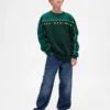 Çocuklar için Vintagesoft Renk Bloklu Logo Sweatshirt