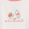 Çocuklar için Winnie the Pooh Geri Dönüştürülmüş Ribana Pijama Şortlar Seti