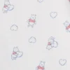 Çocuklar için Winnie the Pooh Organik Fırçalanmış Pamuklu Pijama Şortlar Seti