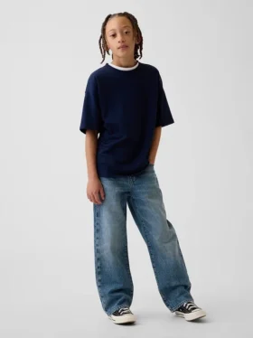 Çocuklar İçin 90'lar Tarzı Bol Kesim Jean'ler
