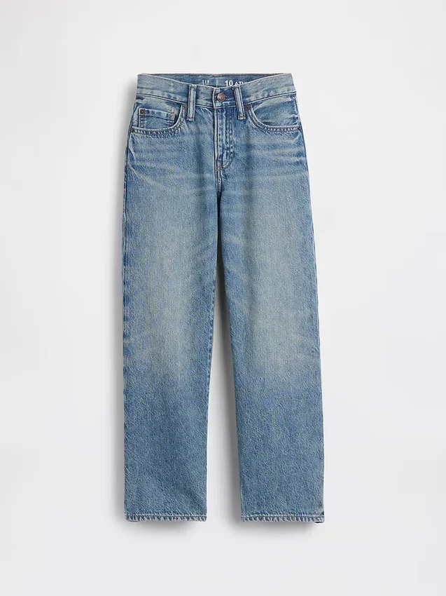 Çocuklar İçin 90'lar Tarzı Bol Kesim Jean'ler