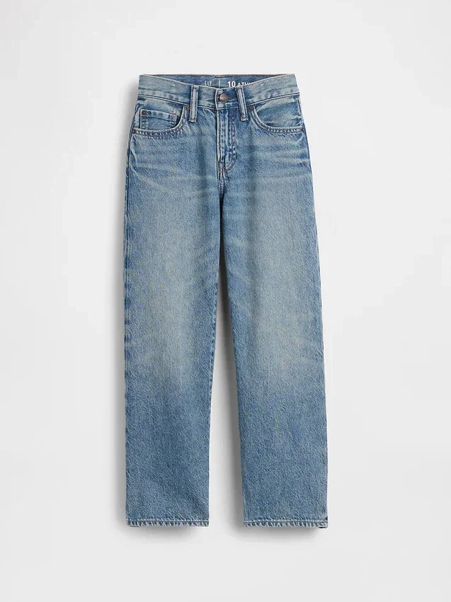 Çocuklar İçin 90'lar Tarzı Bol Kesim Jean'ler