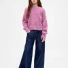 Çocuklar İçin Alçak Bel Easy Metalik Bol Kesim Jean'ler