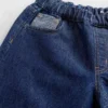 Çocuklar İçin Alçak Bel Easy Metalik Bol Kesim Jean'ler