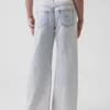 Çocuklar İçin Alçak Bel, Geniş Paça Jean'ler