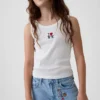 Çocuklar İçin Alçak Bel, "I Heart NY" Nakışlı Bol Kesim Jean'ler