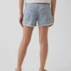 Çocuklar İçin Alçak Bel Stride Denim Çizgili Şortlar
