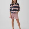 Çocuklar İçin Alçak Bel Stride Denim Şortlar