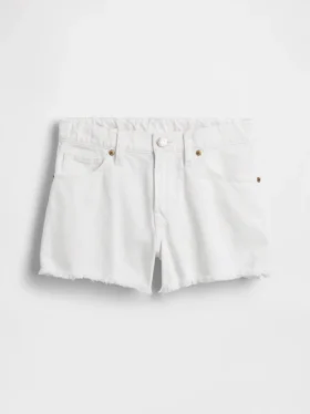 Çocuklar İçin Alçak Bel Stride Denim Şortlar