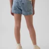 Çocuklar İçin Alçak Bel Stride Denim Şortlar