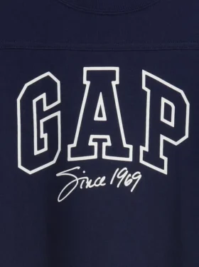 Çocuklar İçin Ağır Pamuklu Oversized Logo Dikişli Tişört