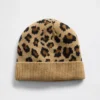 Çocuklar İçin CashSoft Leopar Desenli Bere