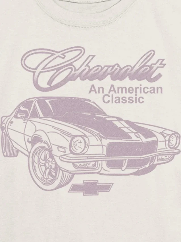 Çocuklar İçin Chevy Classic Grafikli Tişört