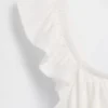 Çocuklar İçin Dalgalı Kollu Smoklu Peplum Üst Giyim