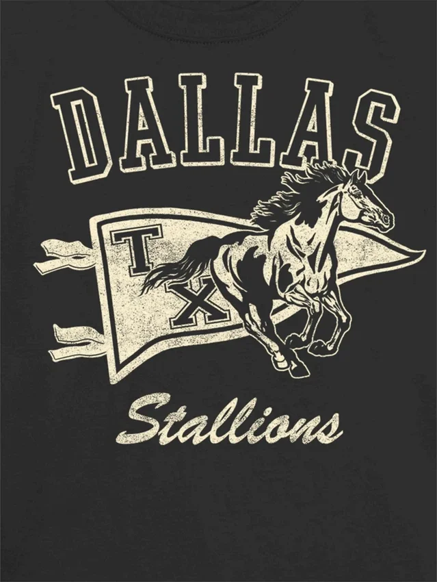 Çocuklar İçin Dallas Stallions Grafikli Tişört