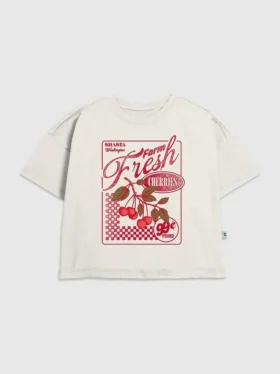 Çocuklar İçin Farm Fresh Cherries Grafikli Tişört