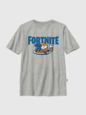 Çocuklar İçin Fortnite Pancakes Grafik Tişört
