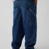 Çocuklar İçin Fırçalanmış Kolay Giyilebilir Carpenter Jean'ler