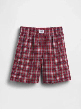 Çocuklar İçin Geri Dönüştürülmüş Boxer Pijama Şortu