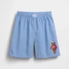 Çocuklar İçin Geri Dönüştürülmüş Boxer Pijama Şortu