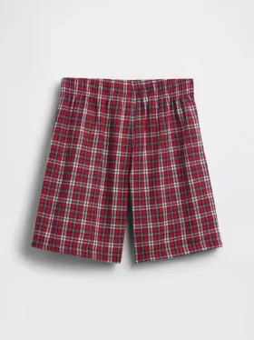 Çocuklar İçin Geri Dönüştürülmüş Boxer Pijama Şortu