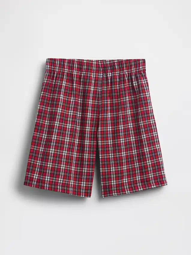 Çocuklar İçin Geri Dönüştürülmüş Boxer Pijama Şortu