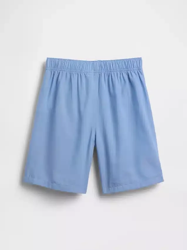 Çocuklar İçin Geri Dönüştürülmüş Boxer Pijama Şortu