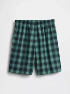 Çocuklar İçin Geri Dönüştürülmüş Boxer Pijama Şortu