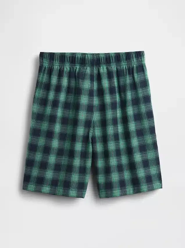 Çocuklar İçin Geri Dönüştürülmüş Boxer Pijama Şortu