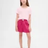 Çocuklar İçin Geri Dönüştürülmüş Flanel Pijama Şortları