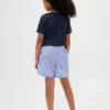 Çocuklar İçin Geri Dönüştürülmüş Flanel Pijama Şortları