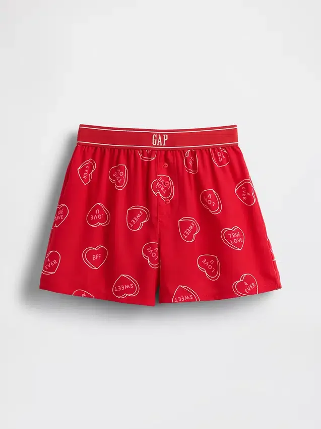 Çocuklar İçin Geri Dönüştürülmüş Flanel Pijama Şortları