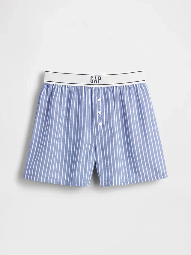 Çocuklar İçin Geri Dönüştürülmüş Flanel Pijama Şortları