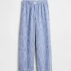 Çocuklar İçin Geri Dönüştürülmüş Flanel Pijama Pantolonu