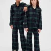 Çocuklar İçin Geri Dönüştürülmüş Flanel Pijama Seti