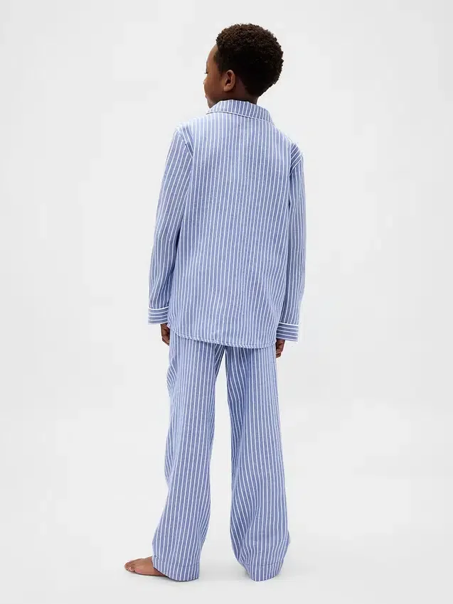 Çocuklar İçin Geri Dönüştürülmüş Flanel Pijama Seti