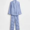 Çocuklar İçin Geri Dönüştürülmüş Flanel Pijama Seti