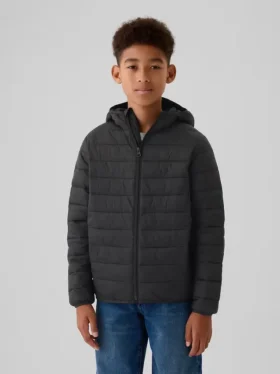 Çocuklar İçin Geri Dönüştürülmüş Hafif Primaloft® Şişme Ceket