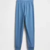 Çocuklar İçin Geri Dönüştürülmüş Pijama Jogger Pantolonları