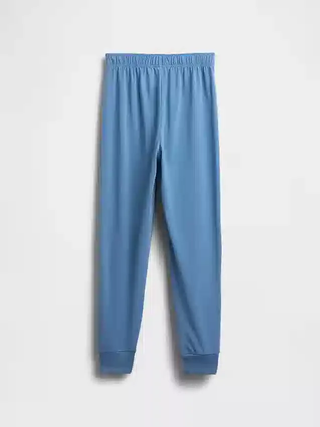 Çocuklar İçin Geri Dönüştürülmüş Pijama Jogger Pantolonları