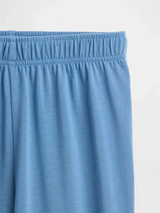 Çocuklar İçin Geri Dönüştürülmüş Pijama Jogger Pantolonları