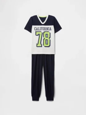 Çocuklar İçin Geri Dönüştürülmüş Pijama Jogger Takımı