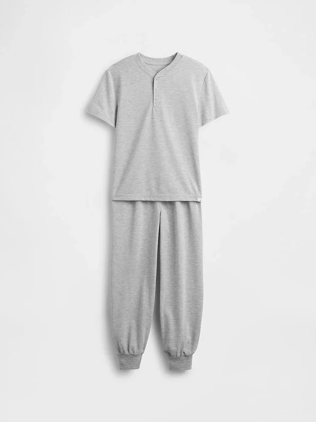 Çocuklar İçin Geri Dönüştürülmüş Pijama Jogger Takımı