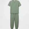 Çocuklar İçin Geri Dönüştürülmüş Pijama Jogger Takımı